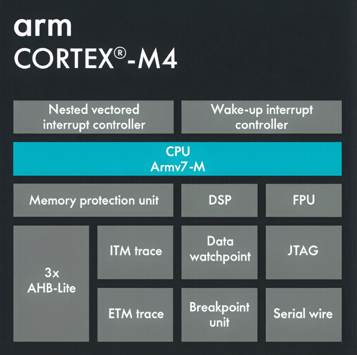 ARM Cortex-M MCU 内部架构模块图